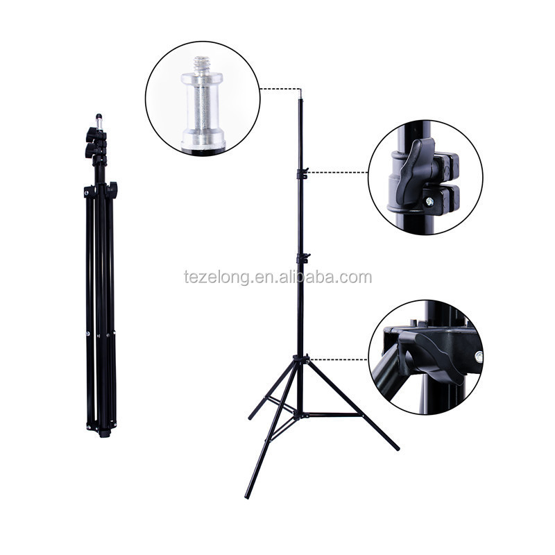 Photo 2M(79in) Light Stand Tripod With 1/4 Screw Head For Photo Studio Softbox Video Flash Umbrellas Reflector Light