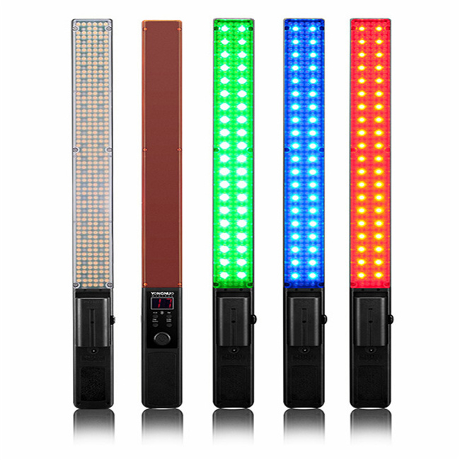 bi-color YN360RGB led lights ice stick professional photography light Yongnuo yn360 handheld led video light 5500k rgb 39.5cm