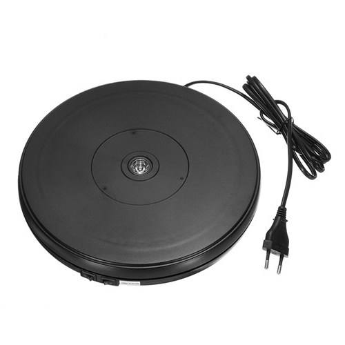 New style 360 Degree Electric Rotating Turntable for Photography Cake Display 20KG Loading for folding light tent