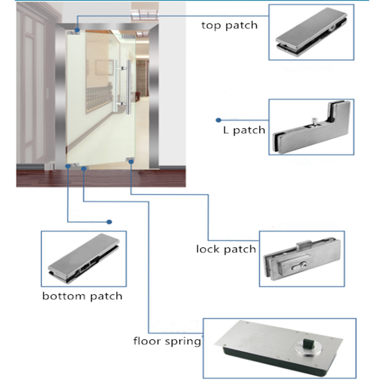 glass pool fence gate hinge and stainless steel  latch