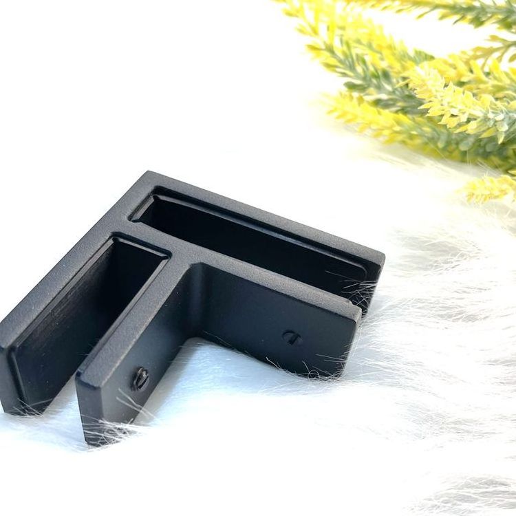 Stainless steel pool fence glass clip connector 90 degree glass clamp for balustrade railing