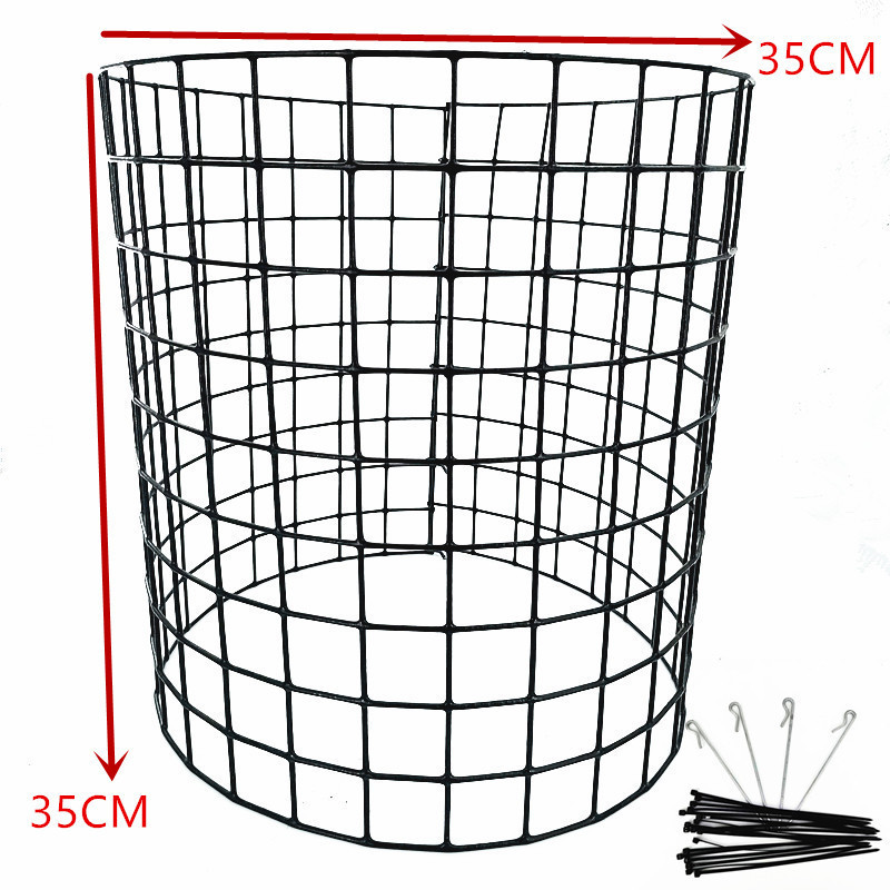 4 Pack Garden Animal Barrier Fence No Dig Fence Reusable Rustproof Metal Defense Border Dogs Rabbits Blocker Fence