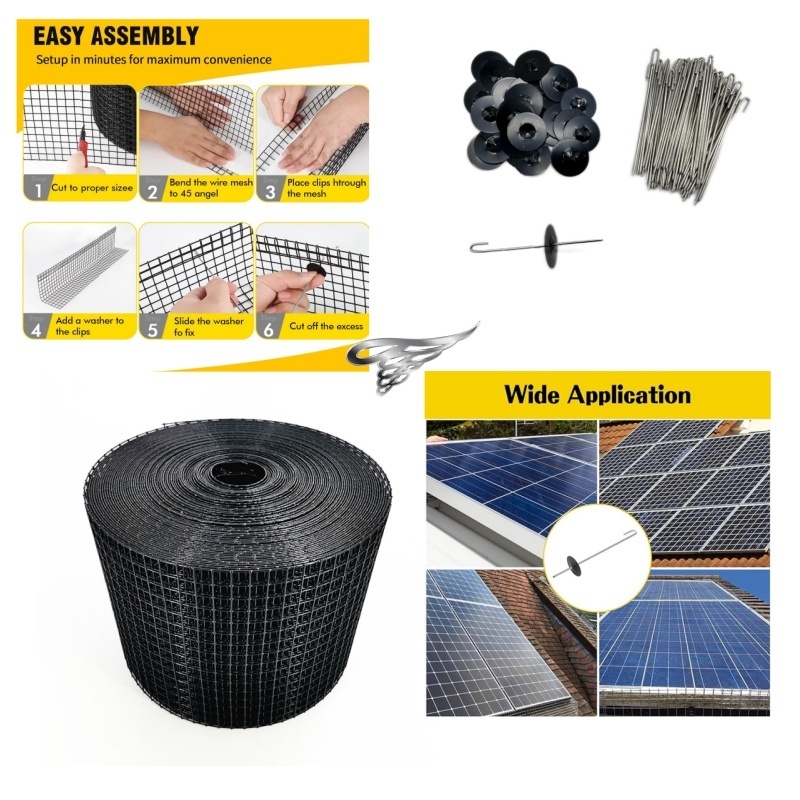 Solar Panel Mesh for solar panel critter guard Bird Blocker 6