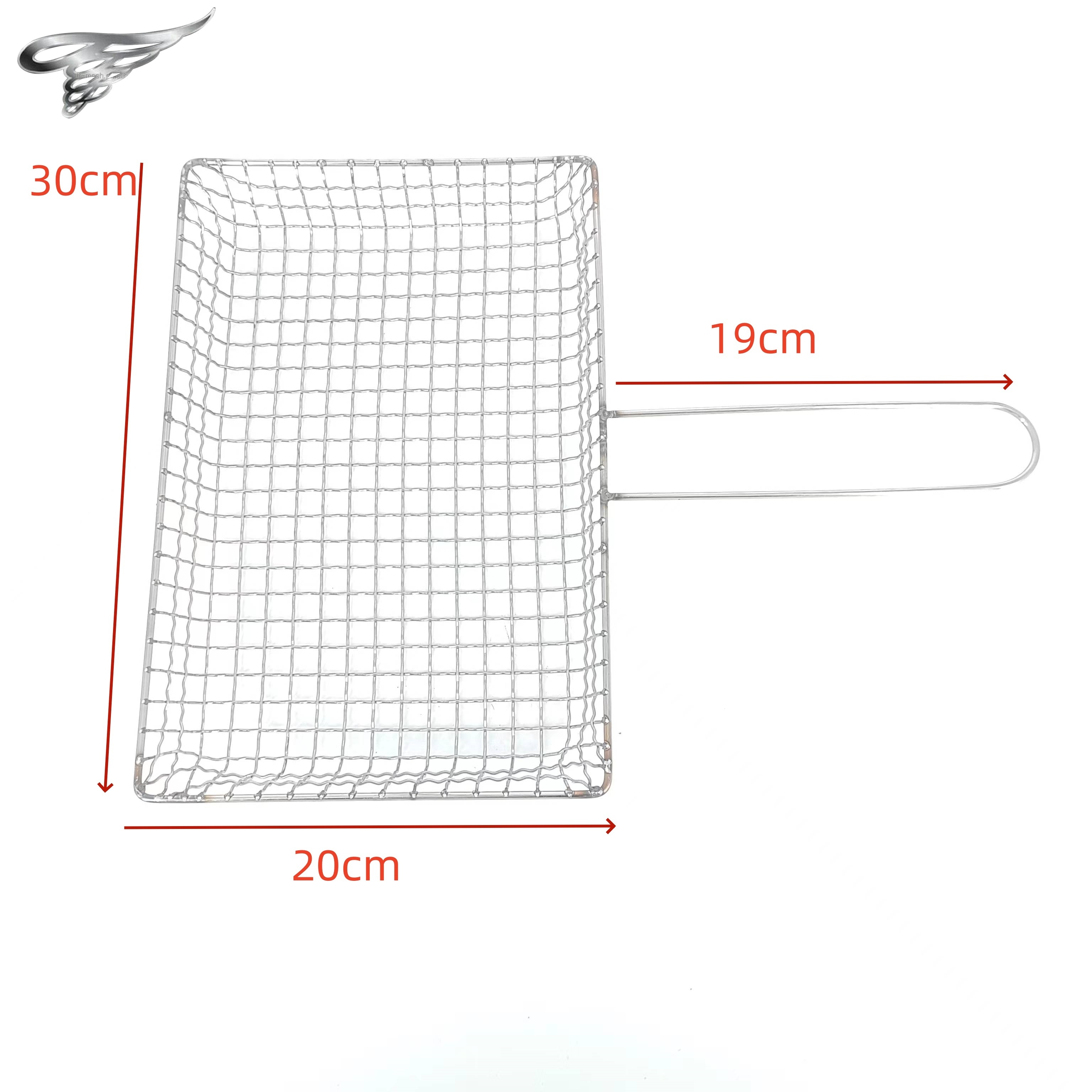 Portable Barbecue Basket BBQ Grill Wire Mesh Net Tools With Handle  BBQ Accessories For Outdoor Grill