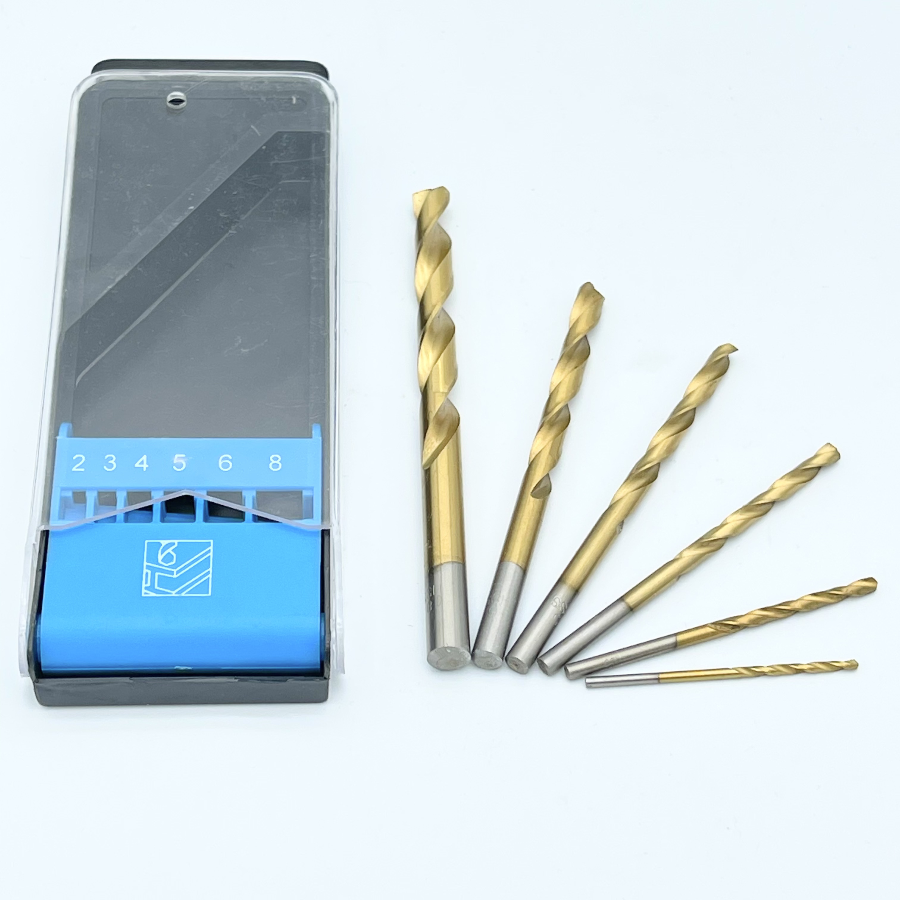 HSS drill bit set 5PC Hss Straight shank drill bits set for metal stainless steel iron