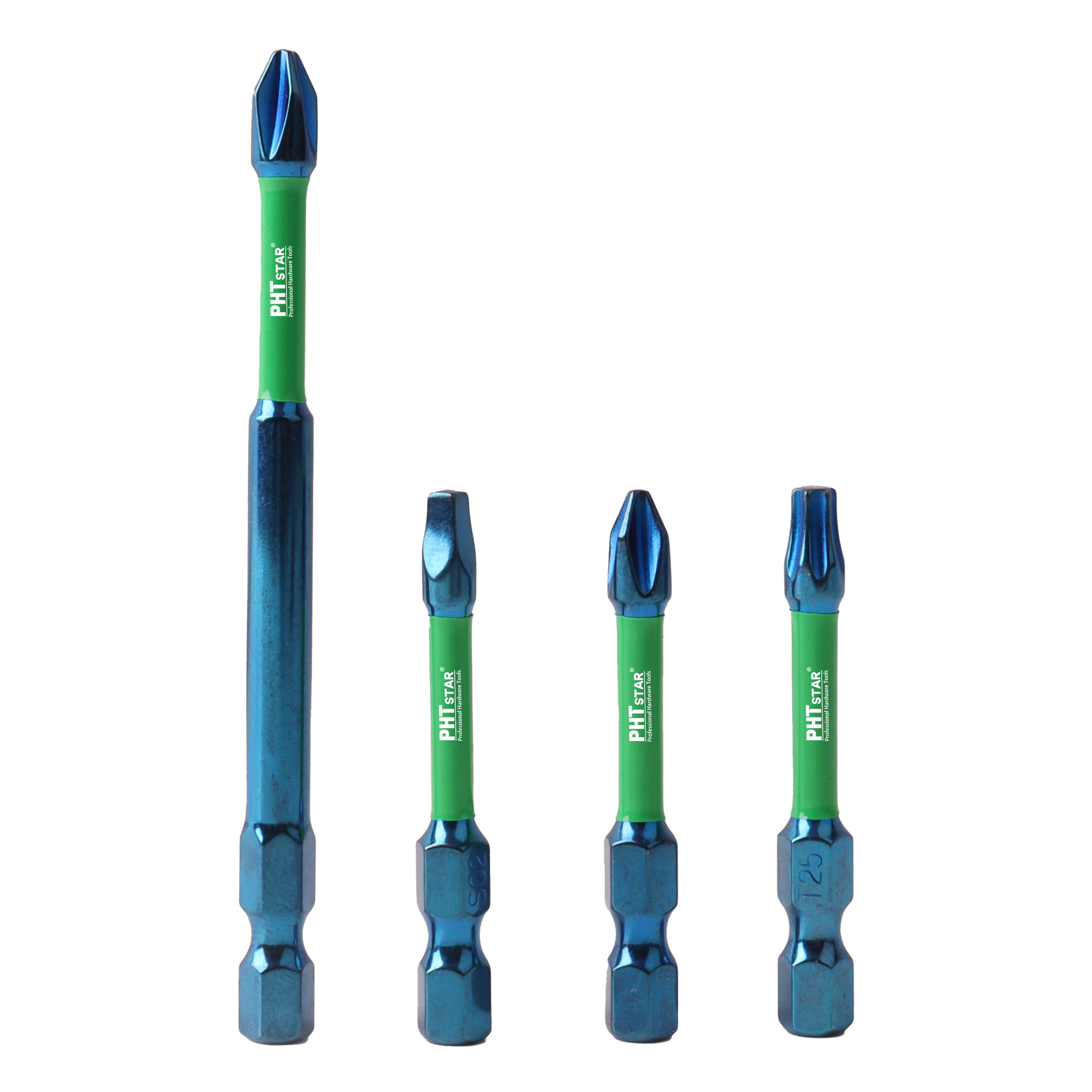 Impact Screw Drill bit S2 PH2 Strong Magnetic customized 1/4 Inch Hexagon Shank Screwdriver Bit