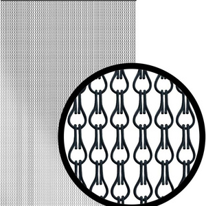 UK best seller Door Fly Chain Screens 90 x 210cm Aluminium Chain Curtain