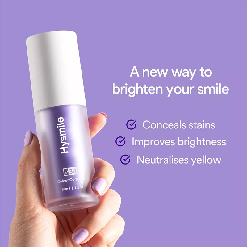 Hot selling Experience a Fresh Breath with Hysmile Purple Toothpaste Deep Clean and Whitening