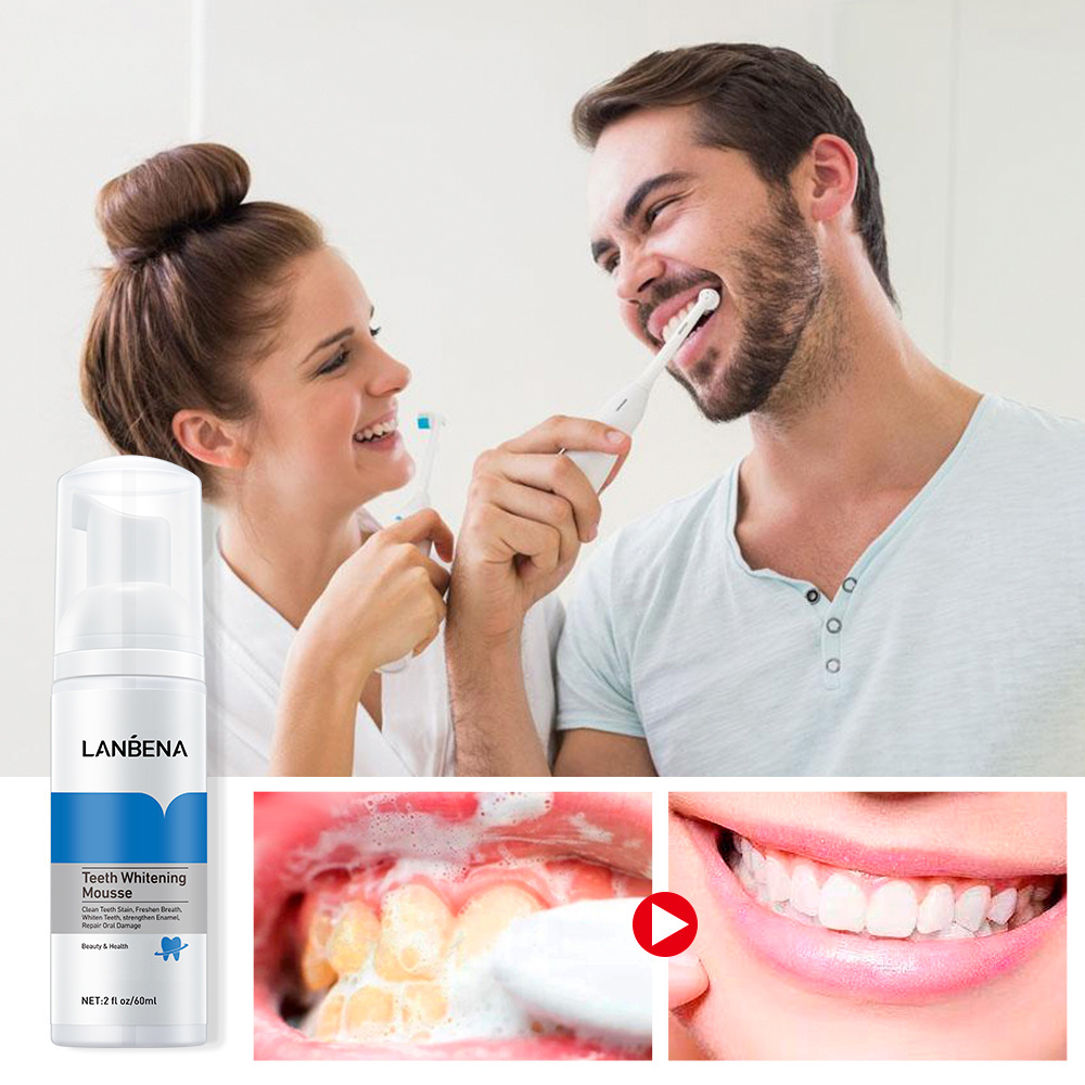 Teeth Whitening Mousse Tooth Cleaning White Teeth Oral Hygiene Dental Tool Bleaching Remove Stains Toothpaste Foam