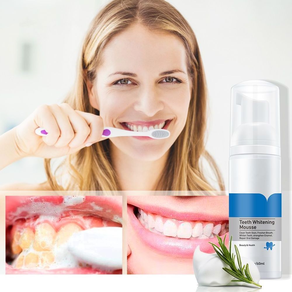 Teeth Whitening Mousse Tooth Cleaning White Teeth Oral Hygiene Dental Tool Bleaching Remove Stains Toothpaste Foam