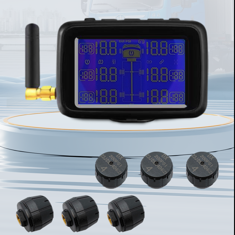 Wheel 6 12 Tpmsdigital Tire Air Gauge Tpms Sensor Truck Tire Pressure Monitoring System