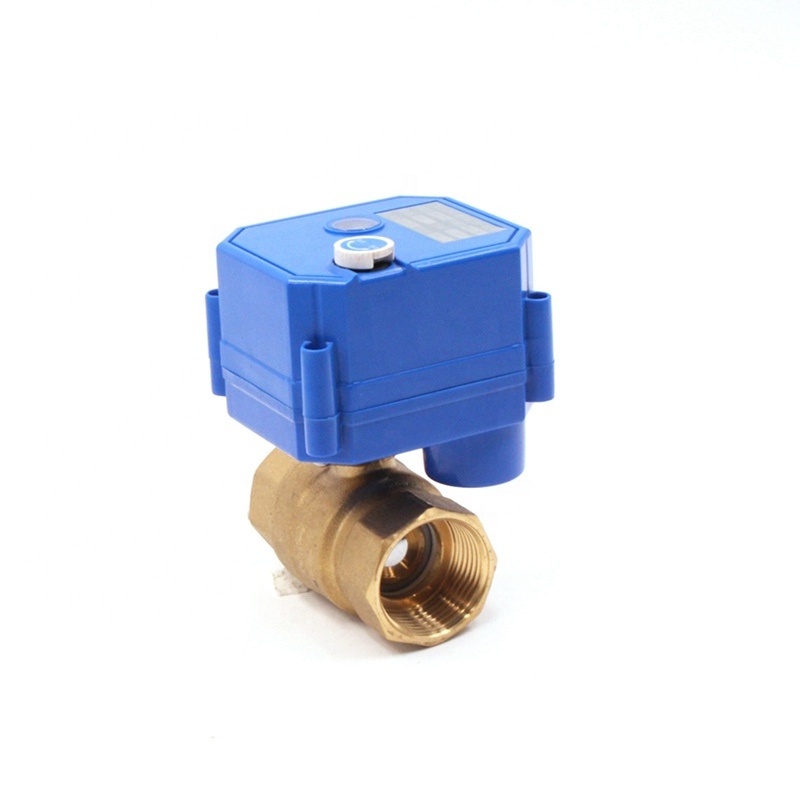 auto drain valve brass ss304 mini electric actuator water control motorized valve 3v 5v 6v 12v 24v 110v 220v