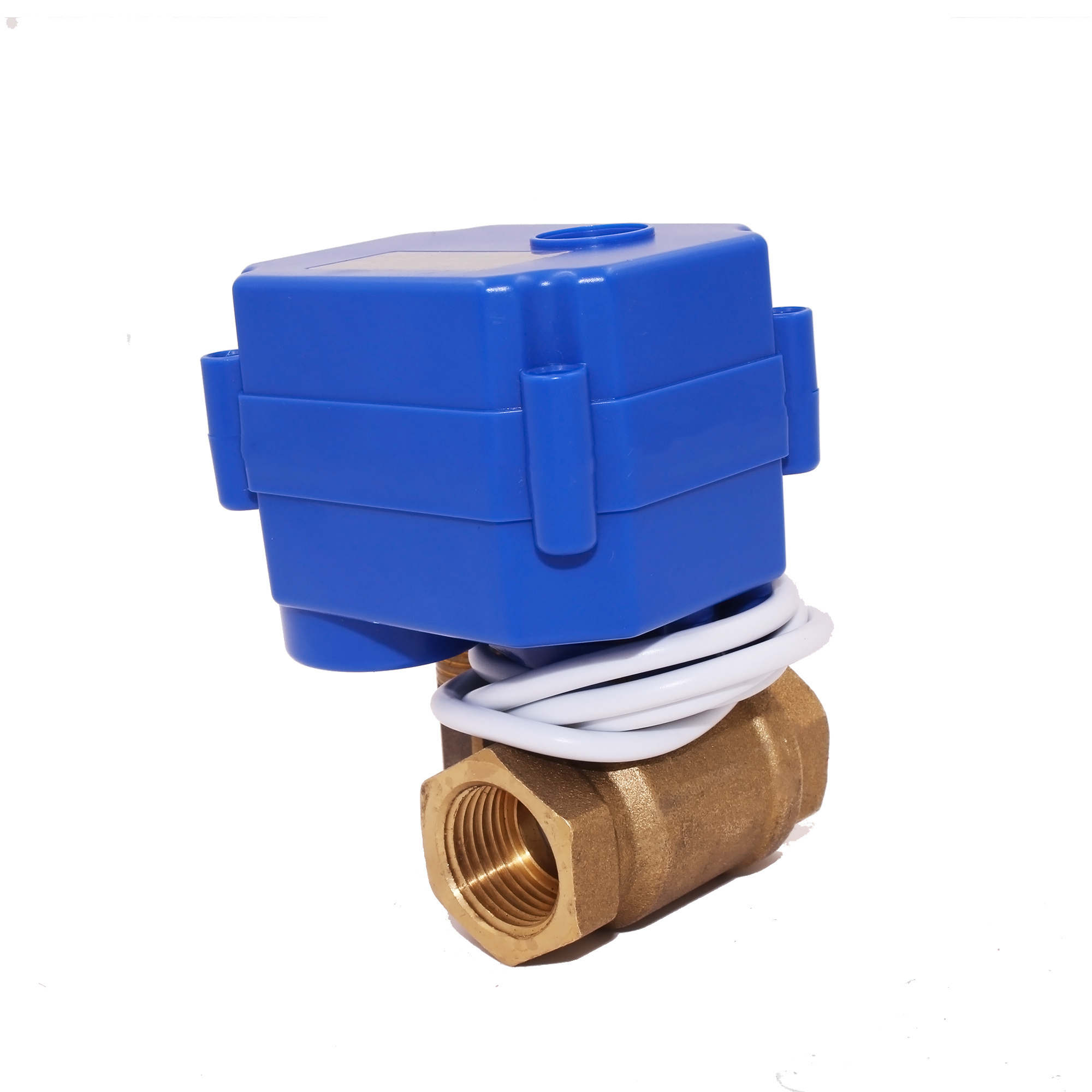 brass ball valve DC3.6-6V DV5V DC12V DC24V 220V dn8 dn10 dn15 dn20 2 way smart 3/4