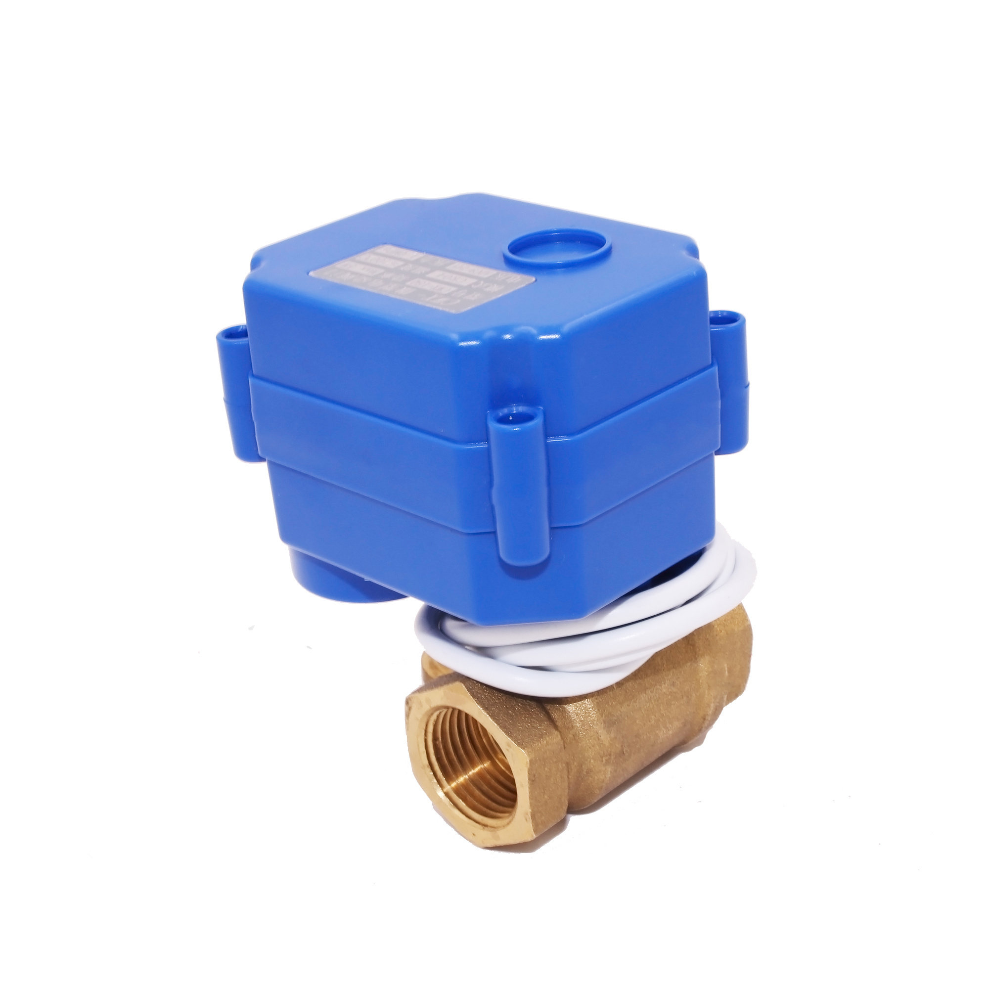 brass ball valve DC3.6-6V DV5V DC12V DC24V 220V dn8 dn10 dn15 dn20 2 way smart 3/4