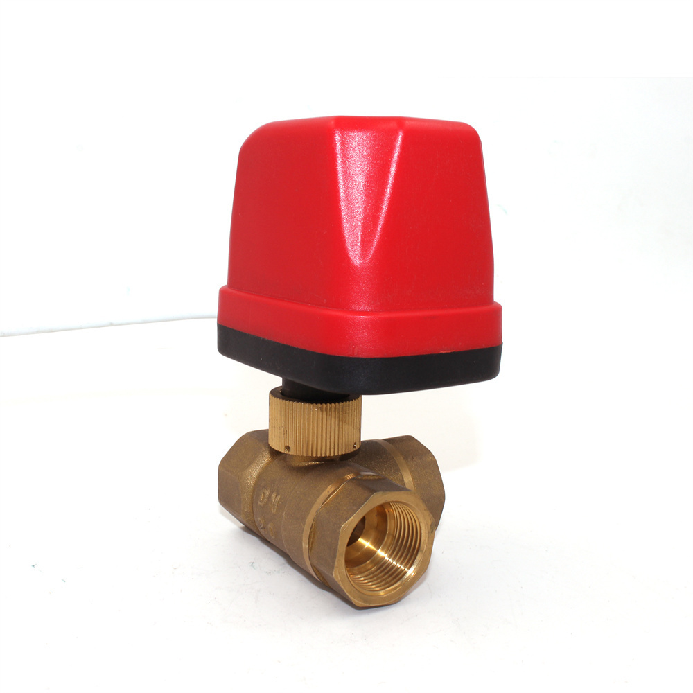 CWX-50P Brass 2 Way Electric Ball Valve for Central Heating System Air Compressor