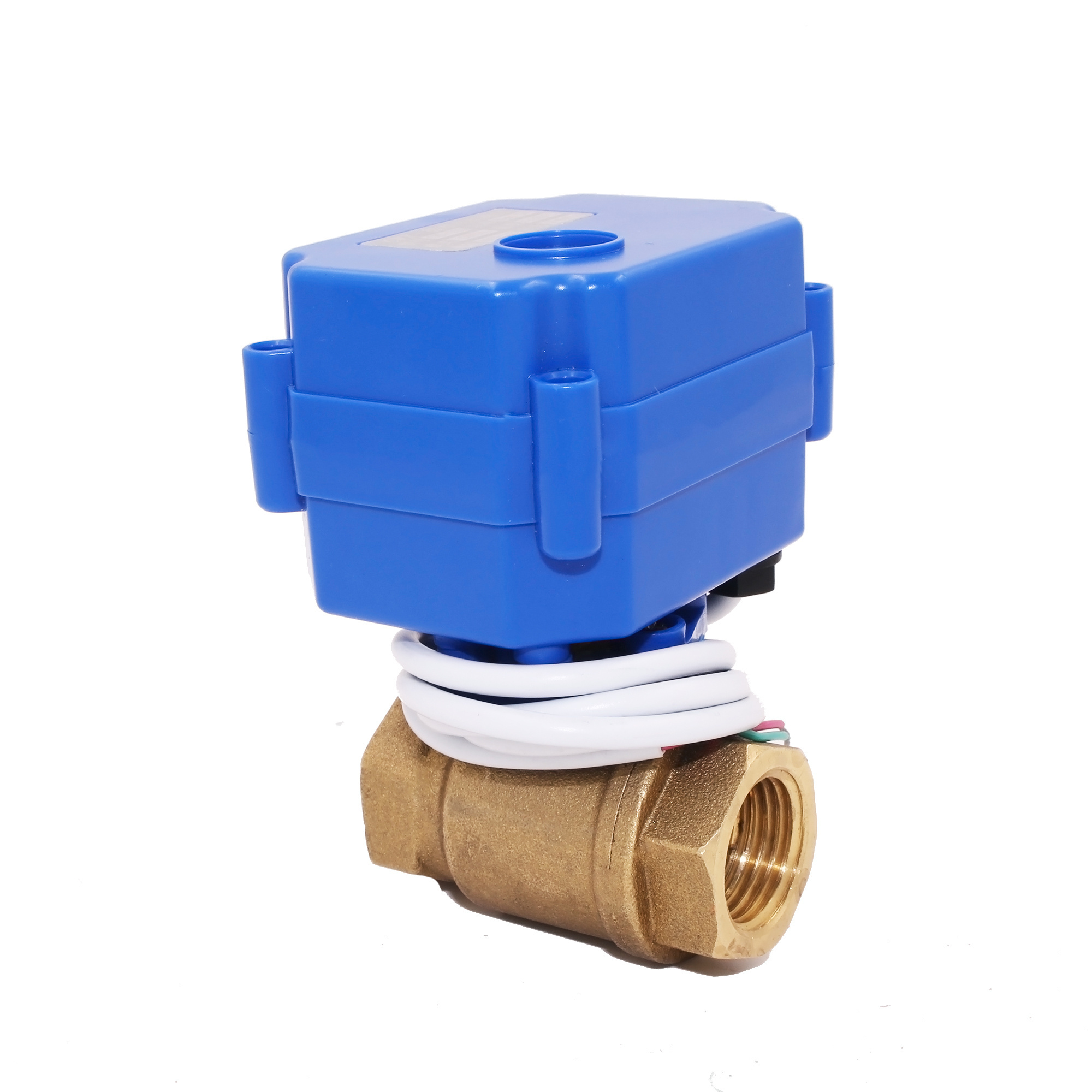 water irrigation valve 5v 3.6v 12v 24v 110v 220v DN15 DN20 CWX-15N 2 way brass ss304 mini electric motorized water ball valve