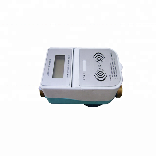 intelligenct water meter with wireless remote for measuring the volume of water flow