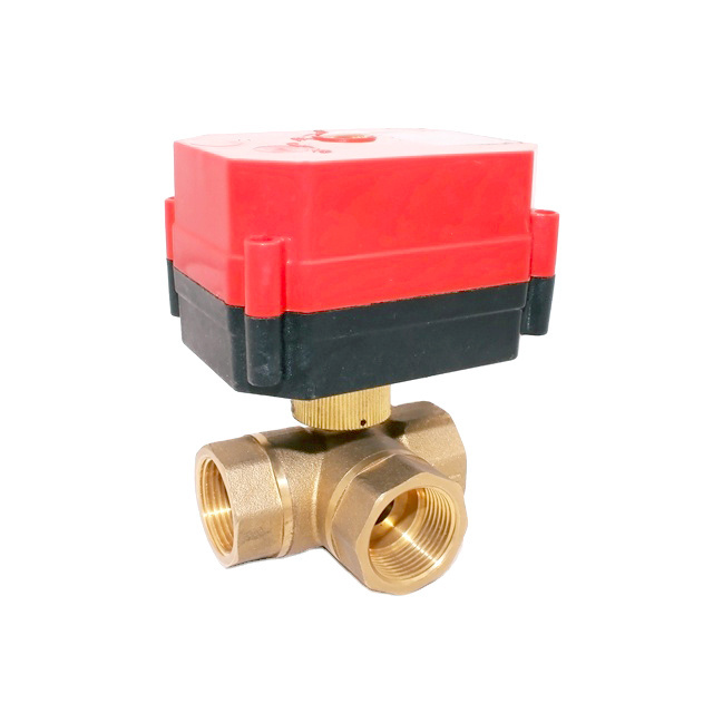 3way mini motorised/Manual valve CWX-25s for Air-warm valve.HVAC and fire-flight sprinkler service