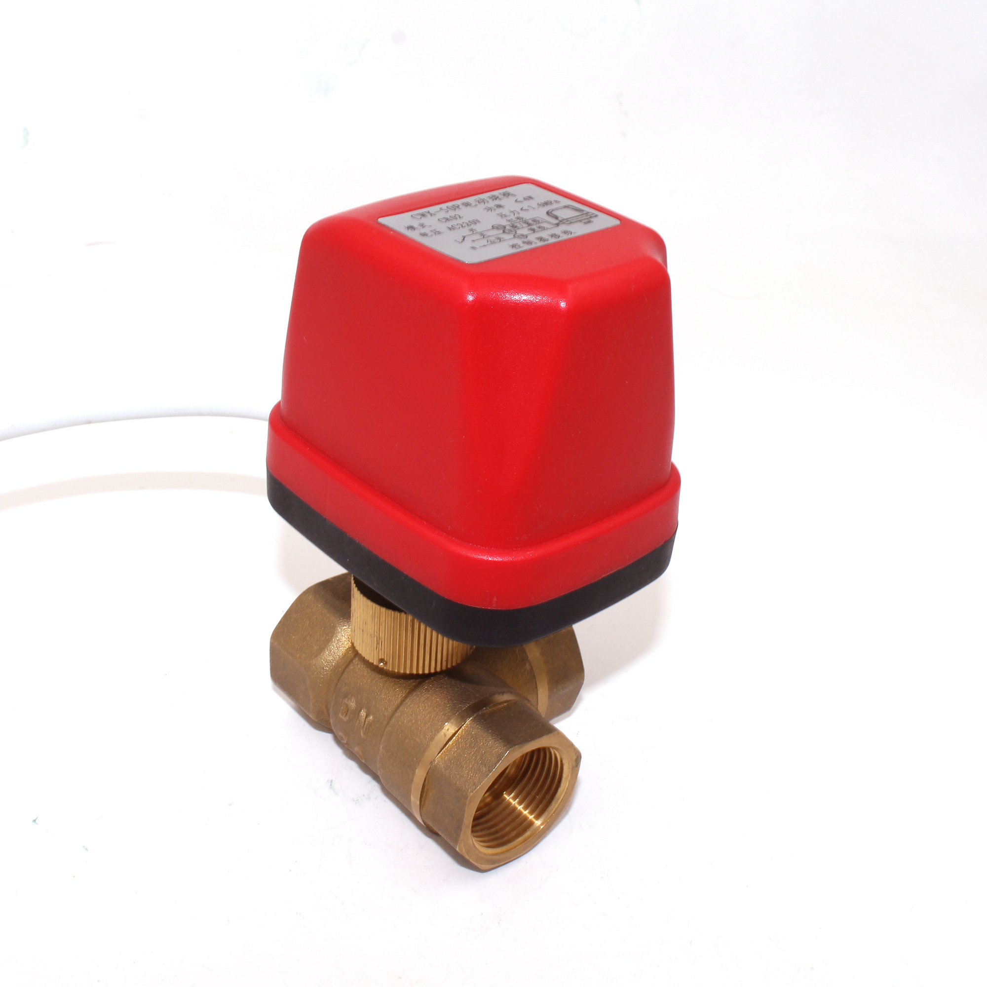 brass DN15 DN20 CWX-50P  5nm mini 3 way motorized valve 1/2