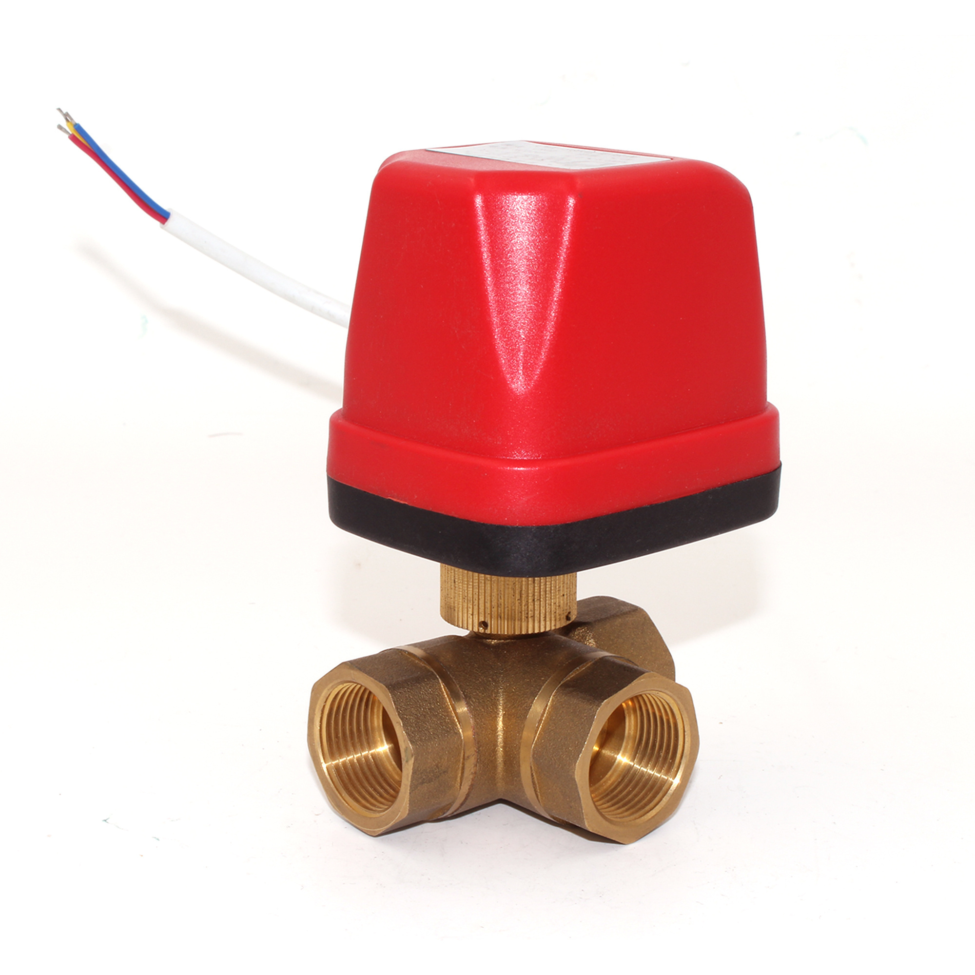 brass DN15 DN20 CWX-50P  5nm mini 3 way motorized valve 1/2