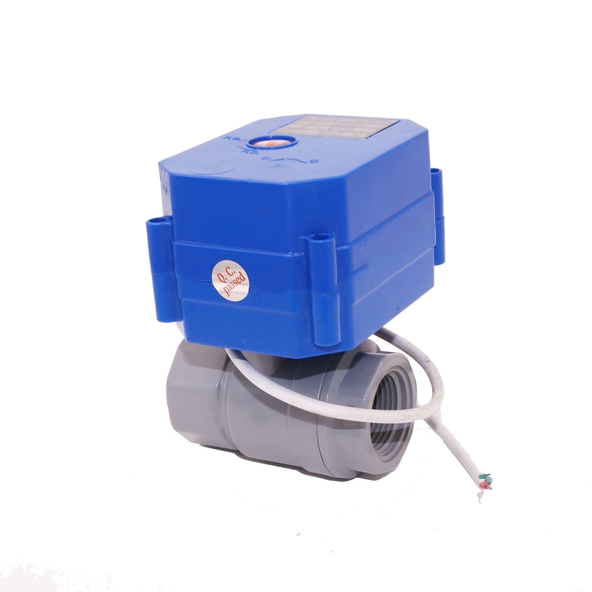 pvc ball valve 12v 24v CWX-60P 6nm pvc DN15 1/2