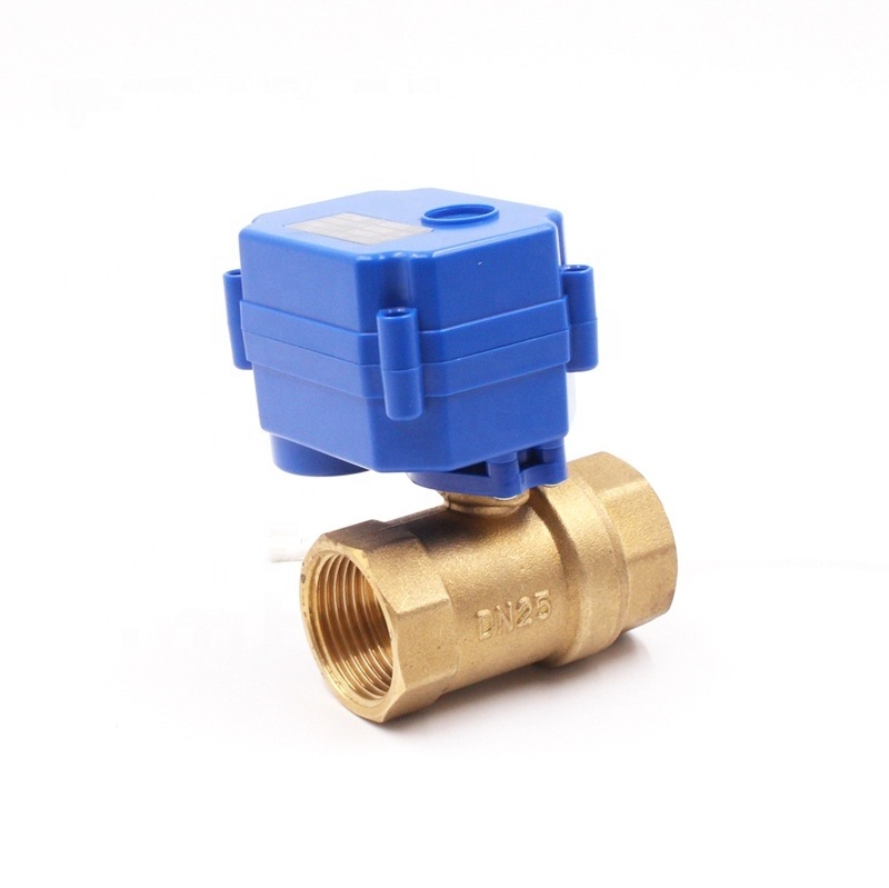 cwx-15q motorized brass ball valve electric actuator automatic water shut off valve