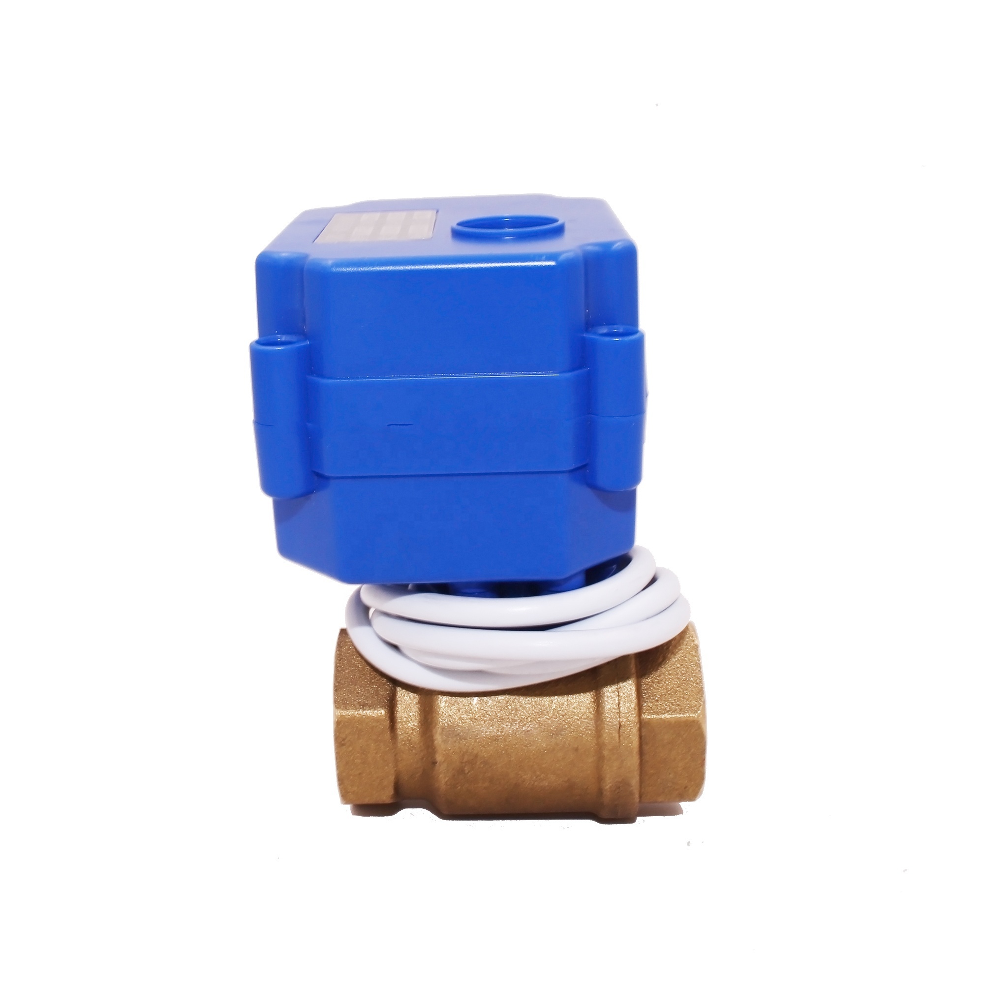 cwx-15q motorized brass ball valve electric actuator automatic water shut off valve