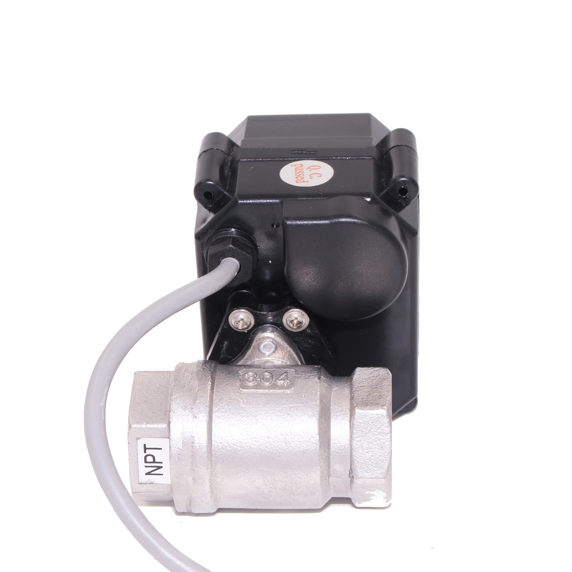 Rotary Actuator 2 way Brass Motorized Thermostatic Water Mixing Diverting Valve