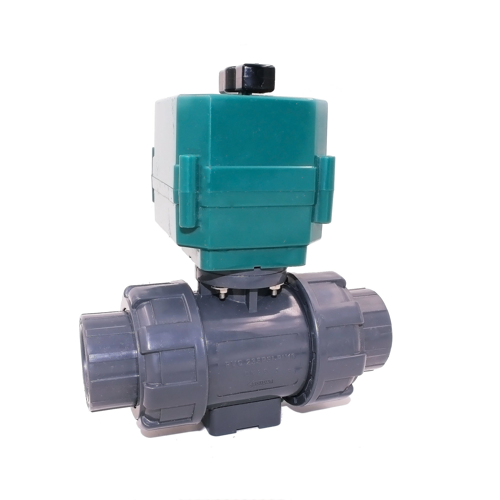 pvc house plumbing pipe fittings water tank fittings plumbing electric actuator ball valve with manual