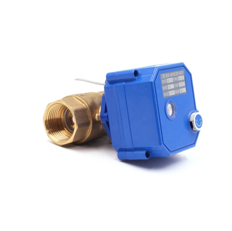 auto drain valve brass ss304 mini electric actuator water control motorized valve 3v 5v 6v 12v 24v 110v 220v