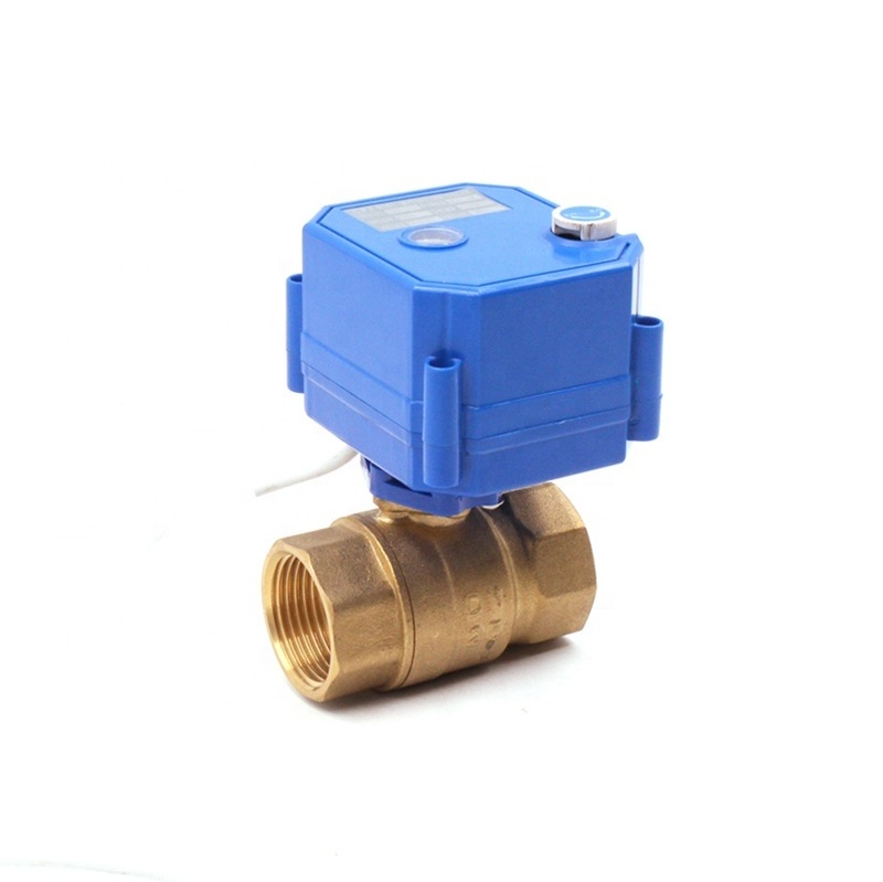 auto drain valve brass ss304 mini electric actuator water control motorized valve 3v 5v 6v 12v 24v 110v 220v