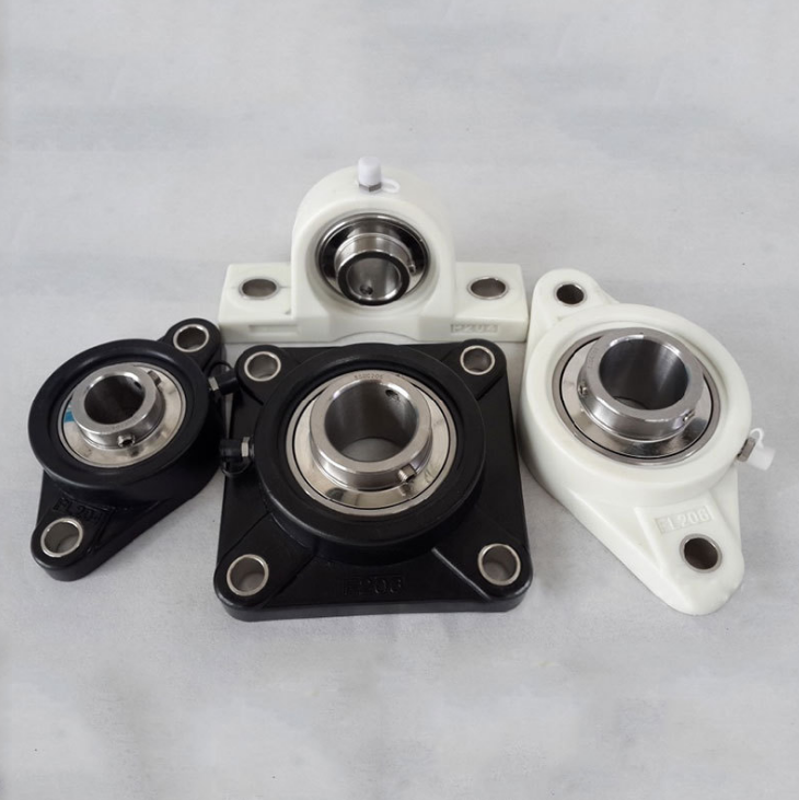 Plastic Flange Bearing Unit SUCF205 with stainless steel bearing UC205