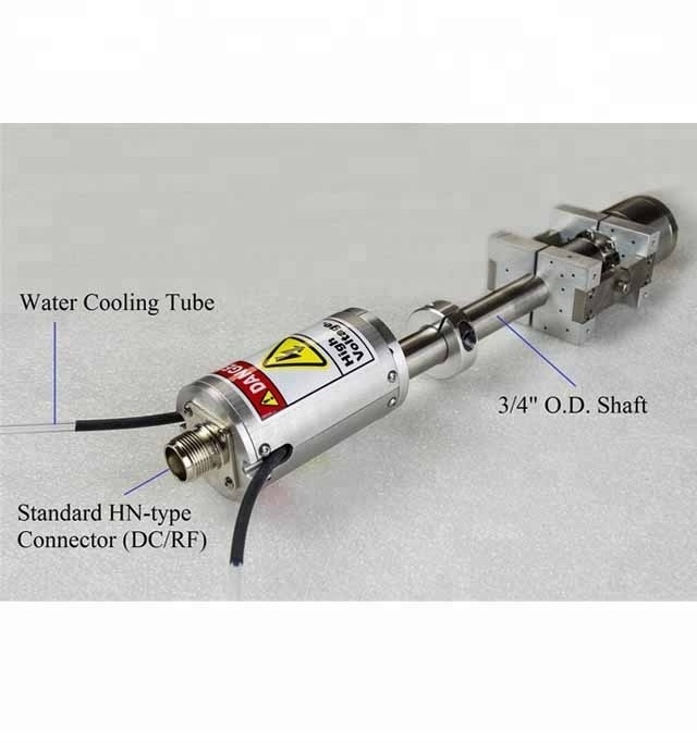 Flexible 1 inch Magnetron Sputter Gun Source or RF/DC Magnetron Sputtering