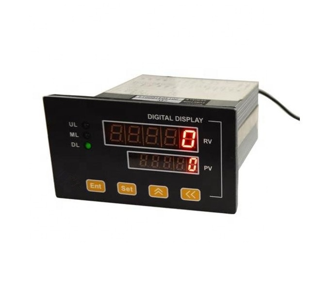 lab use digital pressure calibrator with a digital strain gauge panel meter