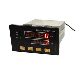 lab use digital pressure calibrator with a digital strain gauge panel meter