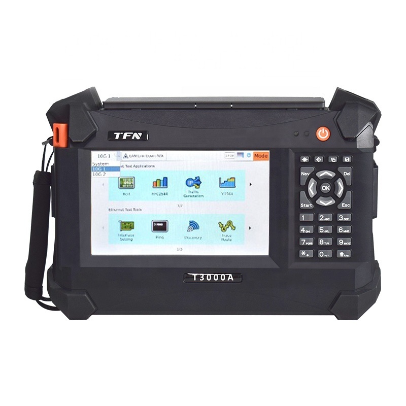 TFN T3000A Multifunction Network Analyzer RJ45 LAN Cable Tester CAT5E CAT6 SFP 10G Ethernet Tester