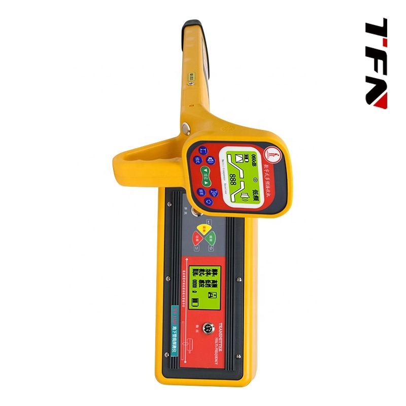 TFN A1200 Full-Frequency Underground Metal Wire Pipeline Detector Optical Fiber Cable Fault Finder Underground Pipe Locator