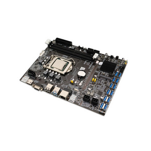 Motherboard B75 with CPU 12 Card Slots DDR3 Memory LGA1155 12*PCIE To USB3.0 B75 12USB Motherboards