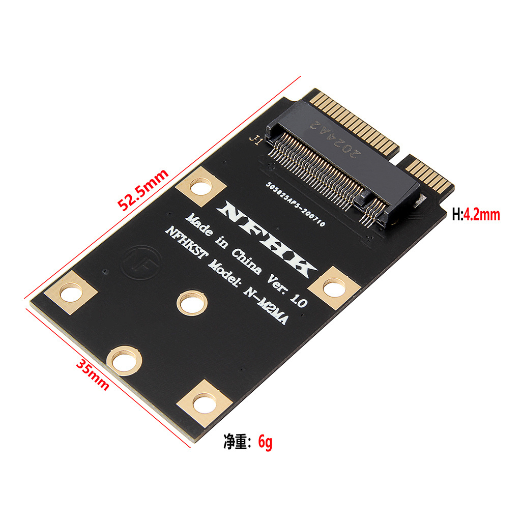 Mini Pcie To Adapter Ssd Mini Pci Express M Key Connector Supports 2230 Ssd Full Speed