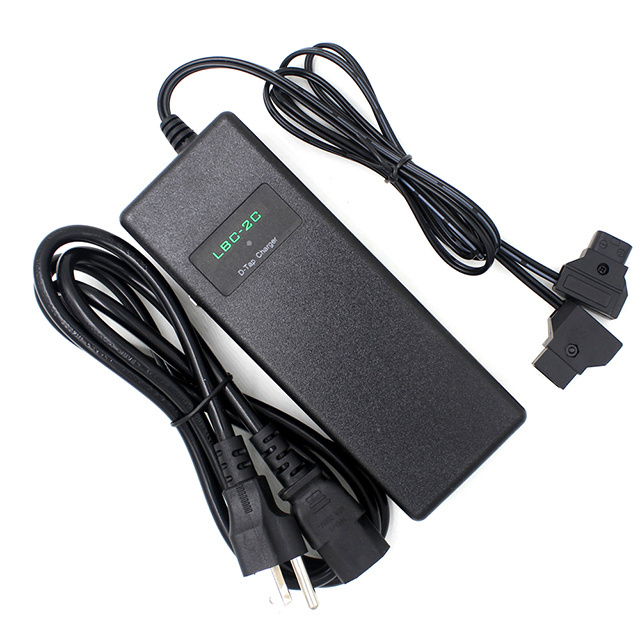 Travel Charger Dual D-Tap (P Tap) for Sony V-Mount/V Lock and Anton Bauer Gold Mount Batteries