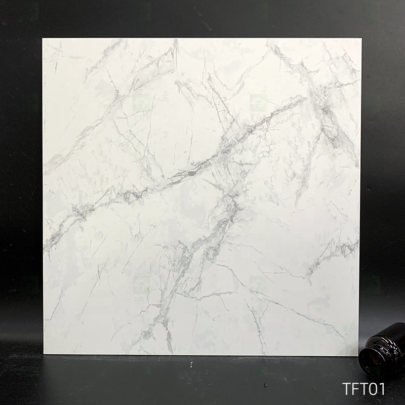 Top Quality 600x600 Indoor Luxury Ceramic Floor Porcelain White Marble Tiles With Matte Surface