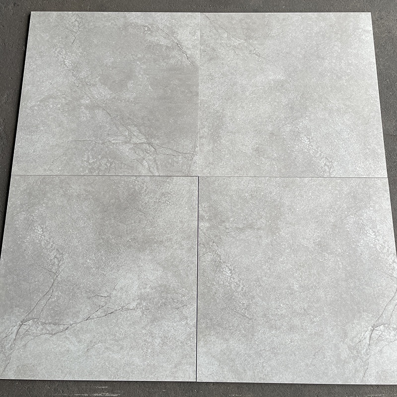 Matt 600x600 60x60cm Anti Slip Concrete Look Porcelain Rustic Floor Ceramic Cement Tiles