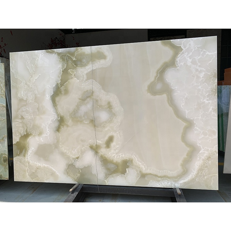 Light Emerald Green Ice Jade Marbl Wall Panel Stone Slab Marmor Pakistan Iran Green Onyx Marble