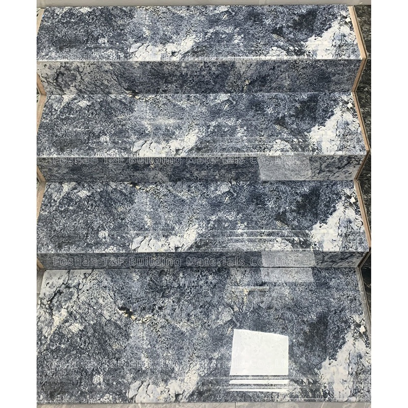 470X1200mm Porcelain Marble Stair Step Tiles Modern Luxury 470*1200 Non Slip Porcelain Ceramic Tile For Stairs Step