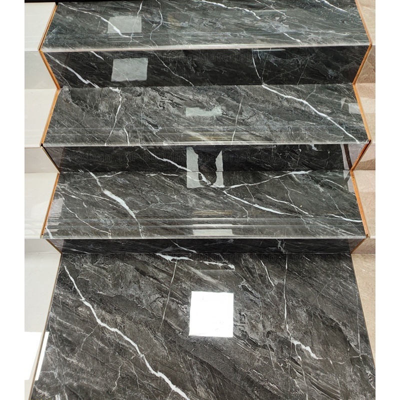 470X1200mm Porcelain Marble Stair Step Tiles Modern Luxury 470*1200 Non Slip Porcelain Ceramic Tile For Stairs Step