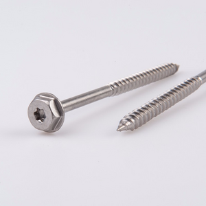 Custom Stainless Steel Torx Hex Flange Head Long Self Tapping Screw For Wood