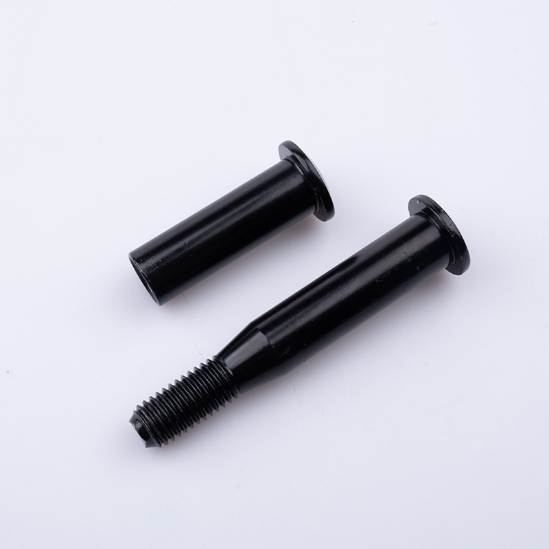 M12 Black Galvanized Hex Socket Flat Head Binding Screw Male And Female Screw Allen Metal Chicago Screw Nut And Bolt