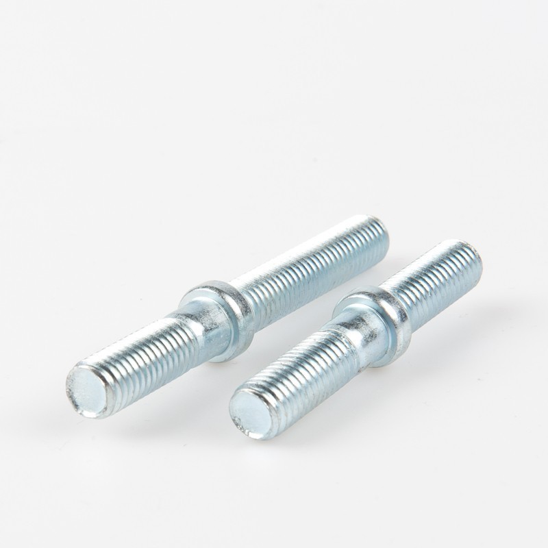 Double Ended Thread Stud with Round Washer Attached