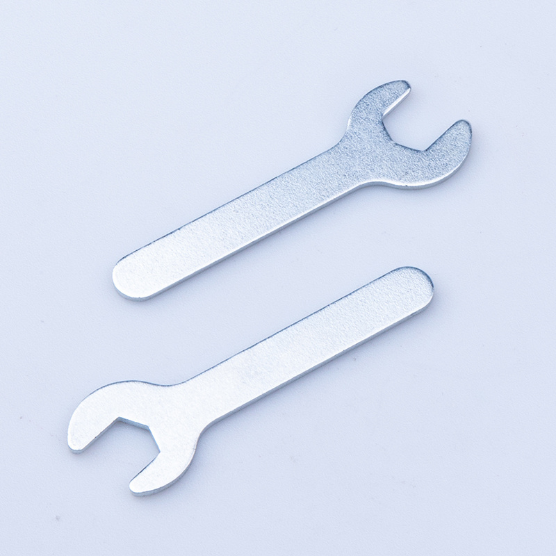 Hand Tool Carbon Steel 45# Hardened Hexagonal Stamped Spanner Single Flat Open End Super Mini Disposable Small Wrench