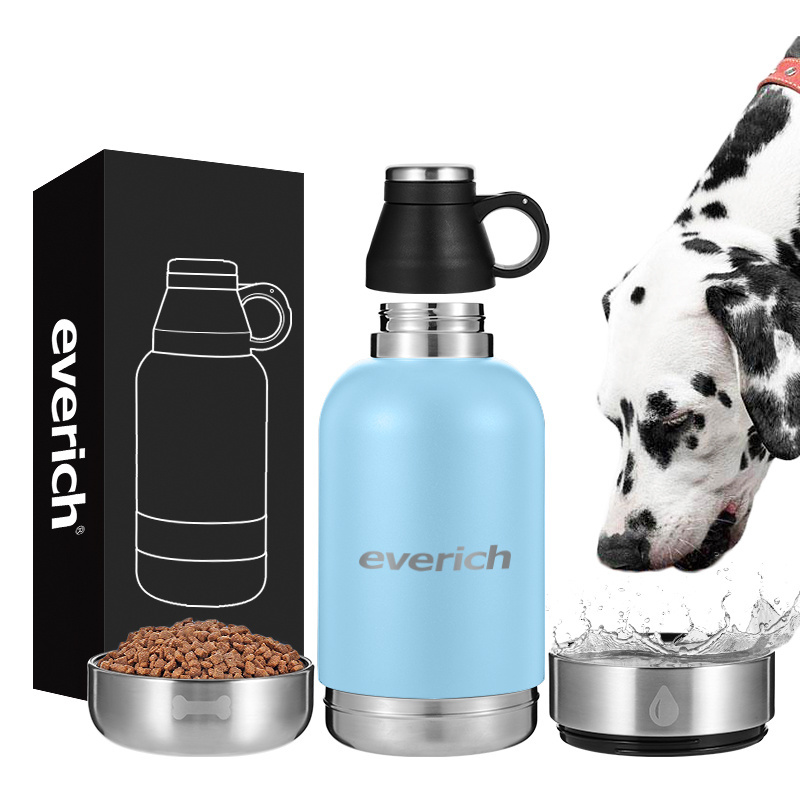 NEW Portable Dog Water Bottle For Small Large Dogs Bowl Outdoor Walking Puppy Pet Travel Water Bottle with Drinking Feeder Bowl